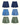 OUTKITS DBL KNEE DENIM SHORTS FADED OLIVE - outkits.com