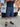OUTKITS DBL KNEE DENIM SHORTS PINSTRIPE BLUE - outkits.com