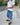 OUTKITS DBL KNEE DENIM SHORTS PINSTRIPE BLUE - outkits.com
