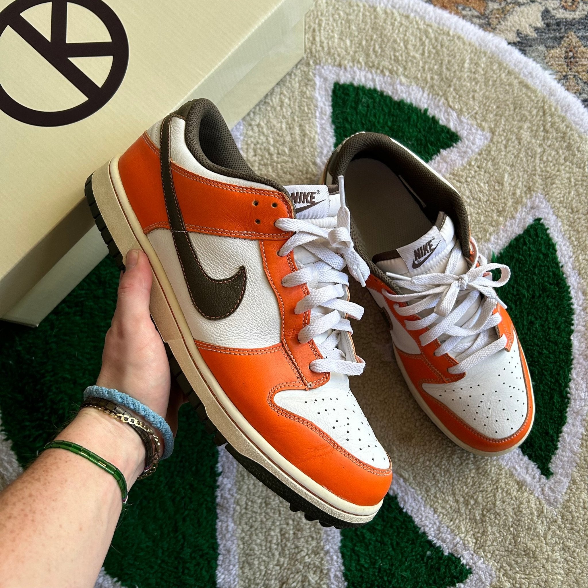 2011 Nike Dunk NG White Orange Olive GOLF (US11) –