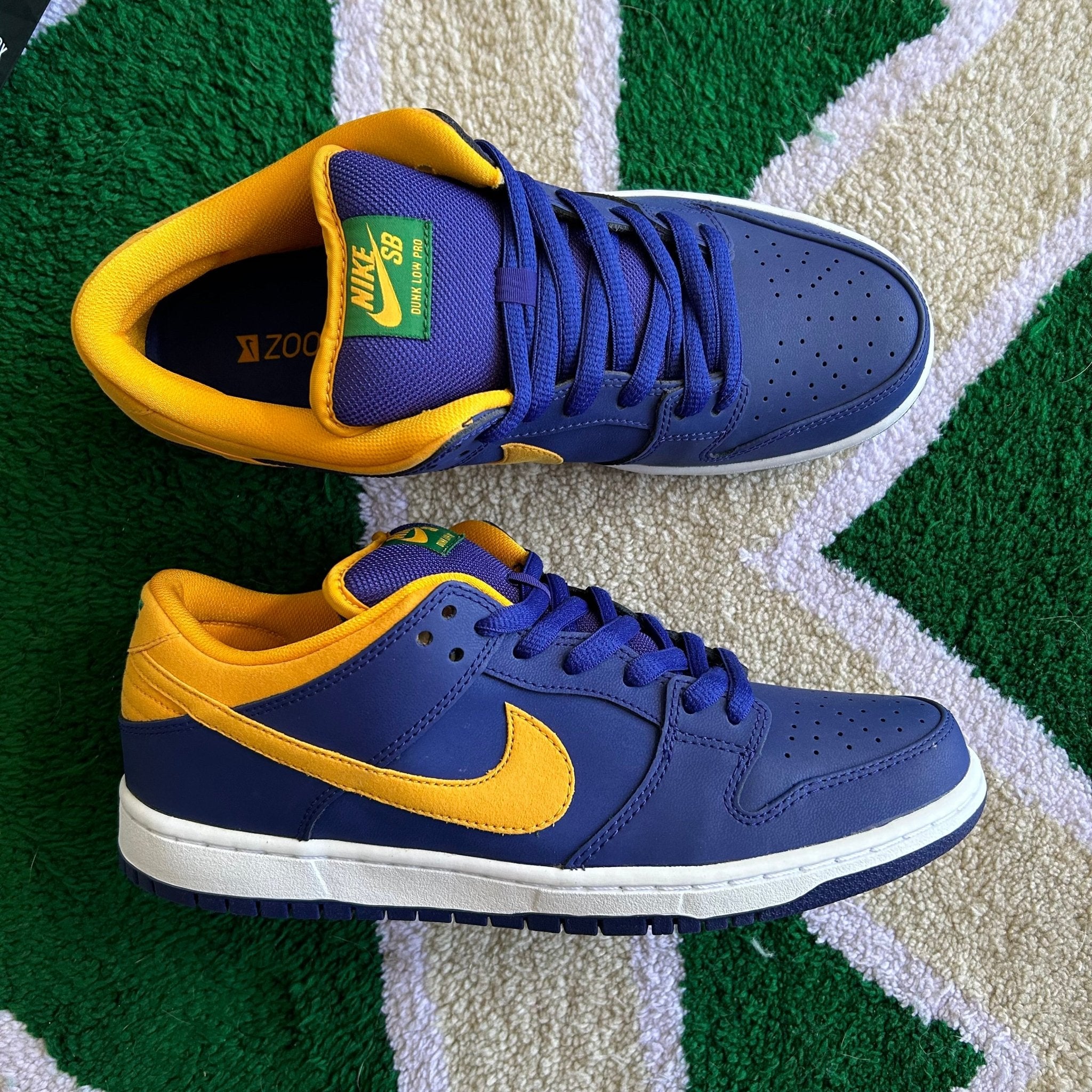 Royal Blue Nike Shoes Blue And Gold Dunks 2013 Nike SB Dunk Low