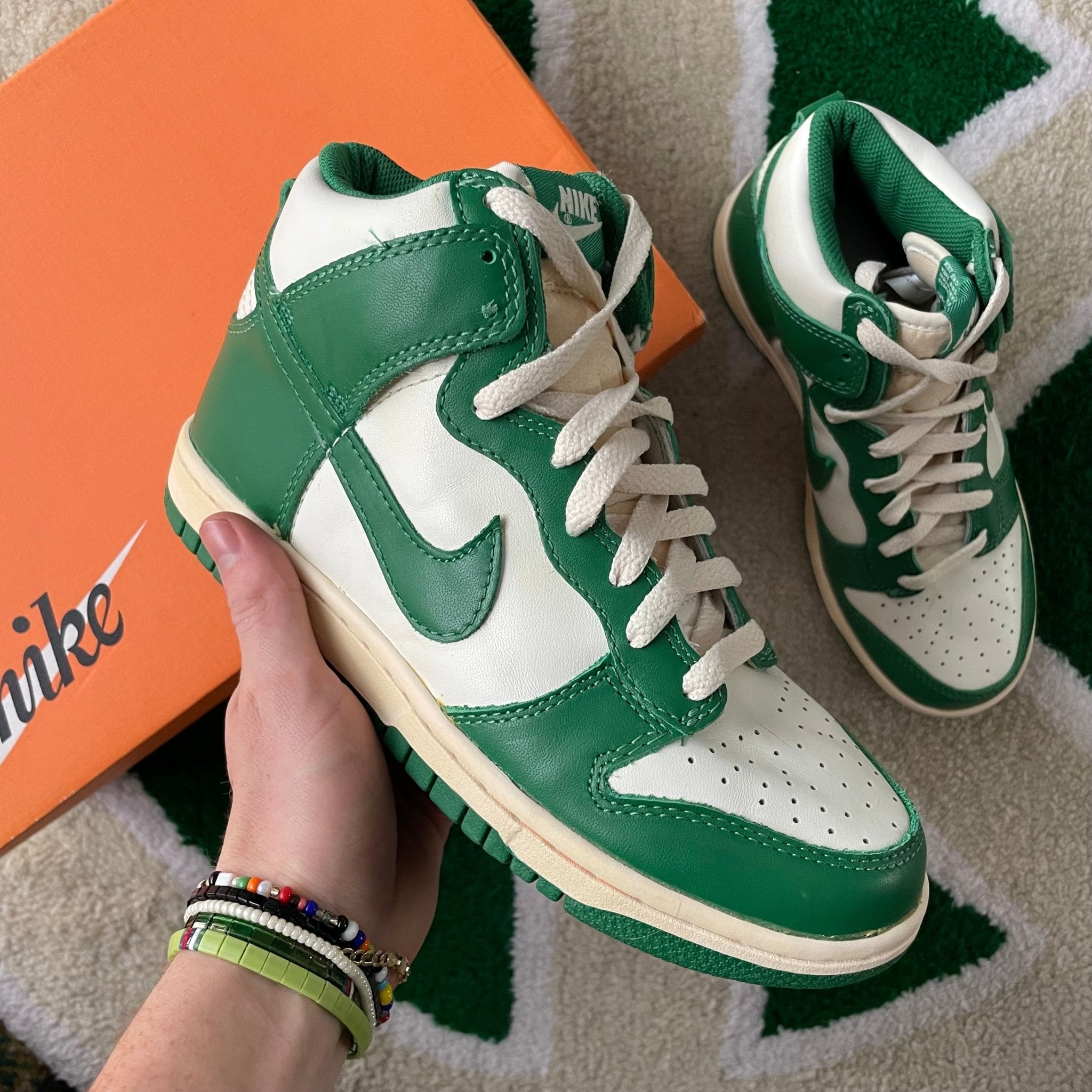 2008 Nike Dunk High Pine Green VNTG Pack – - Main Image